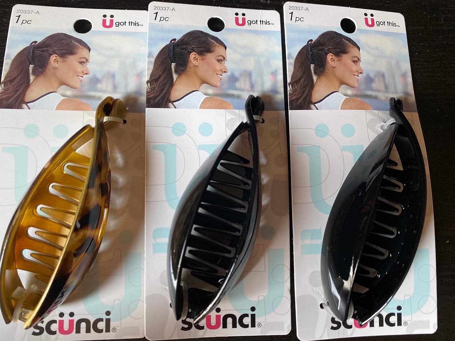 Scunci Banana Clincher Comb - 1 Pc.