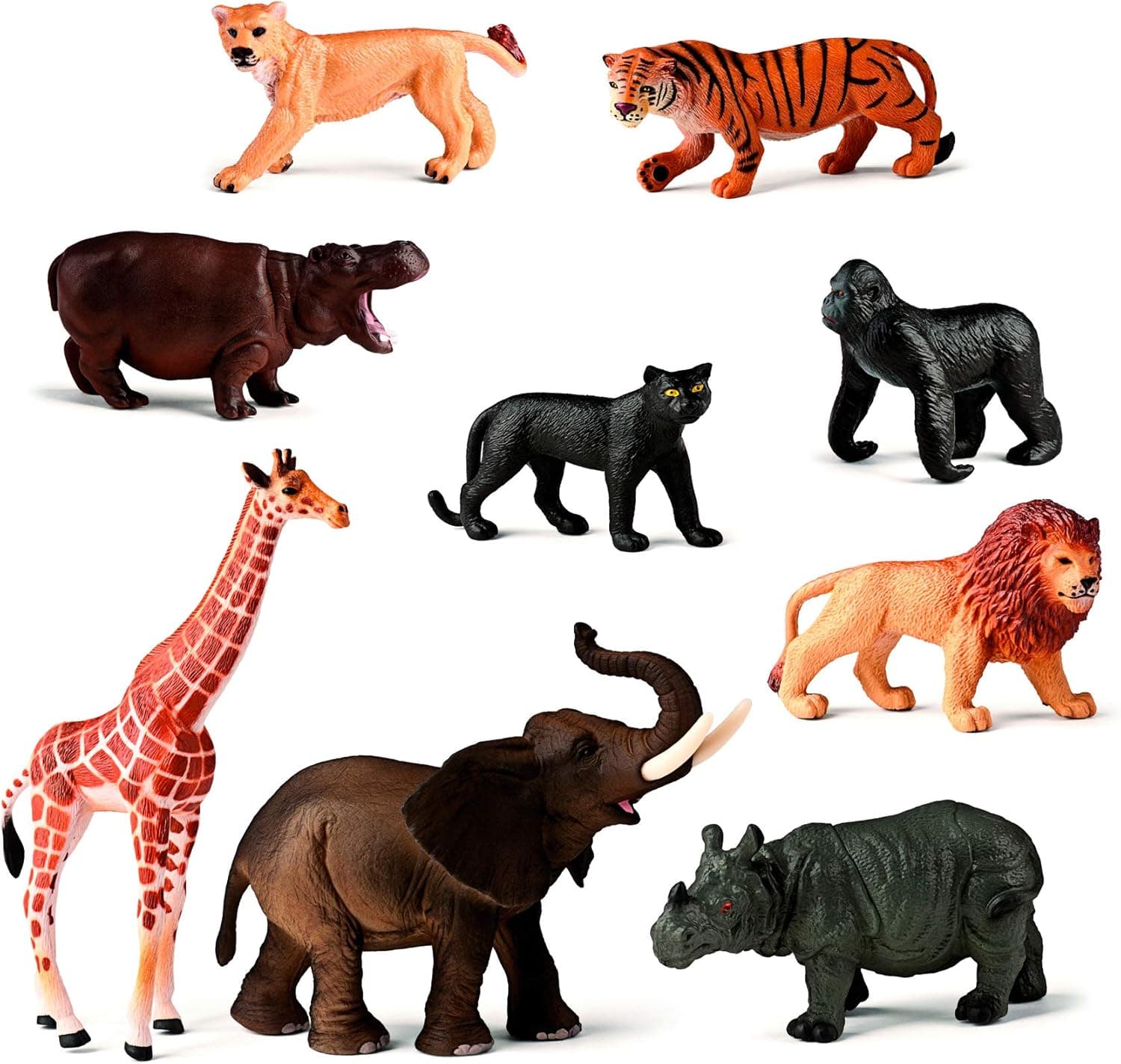Miniland Wild Animals (9 Figures/Jar)
