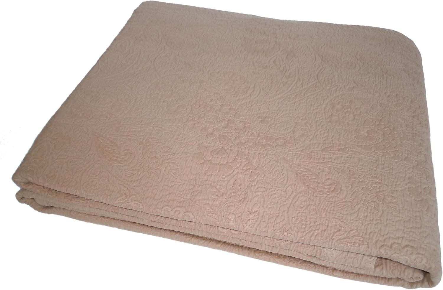 Belle Epoque Enchantment King Coverlet, Toffee