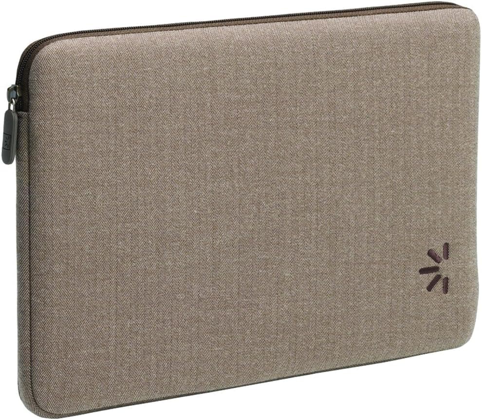 CASE LOGIC ENST-116 16" NOTEBOOK FASHION SLEEVE (BROWN HERRINGBONE)