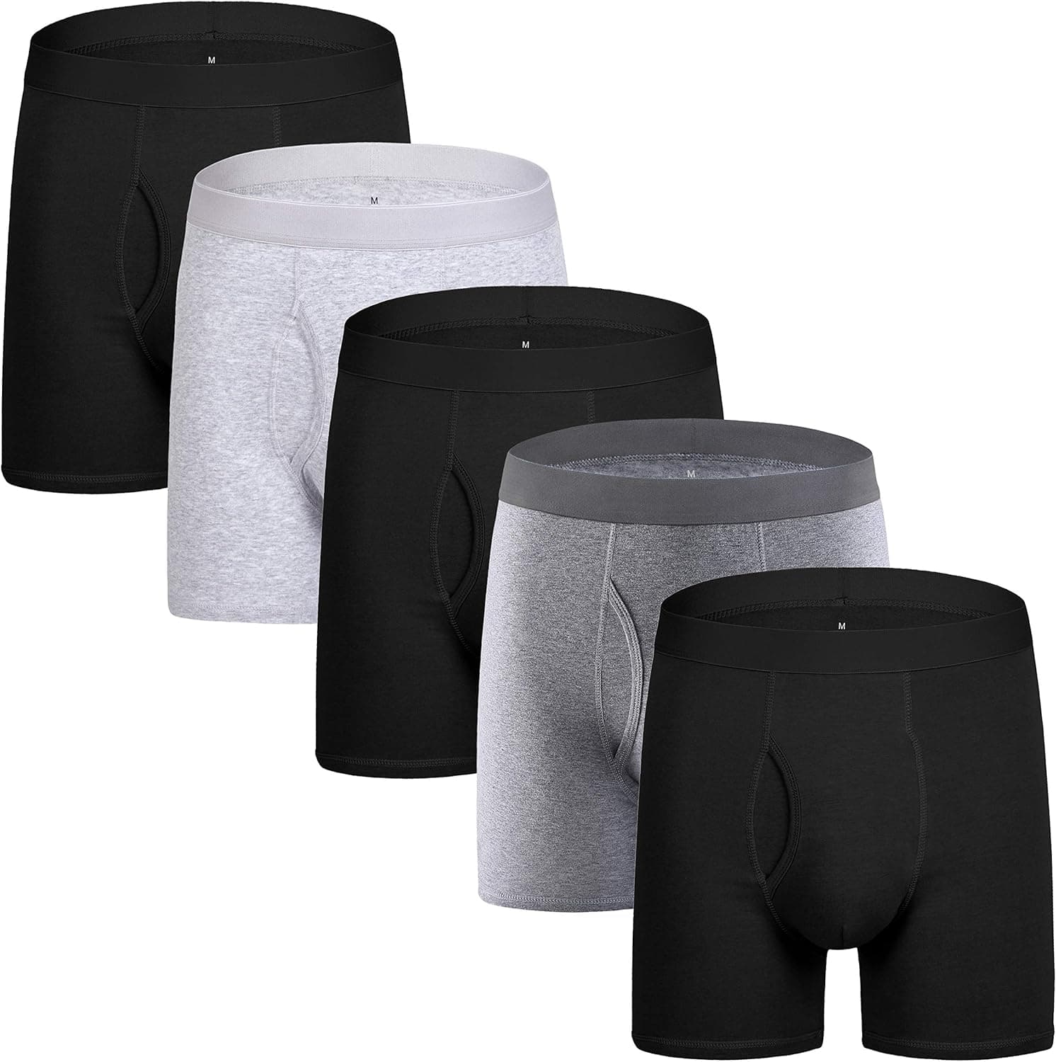 5Mayi Boxer Briefs Mens Underwear Cotton Mens Boxer Briefs Underwear for Men Pack S M L XL XXL