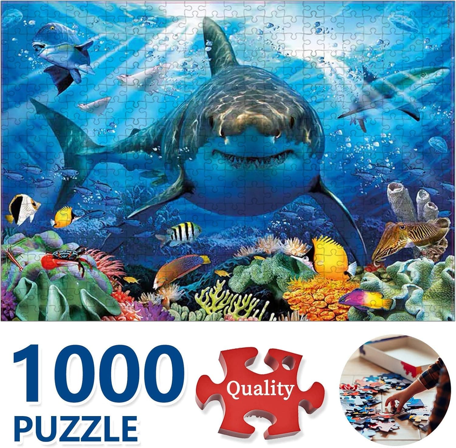 1000 Piece Jigsaw Puzzles Toys for Adults Children - Jigsaw Puzzles Game Gift for Adults Kids