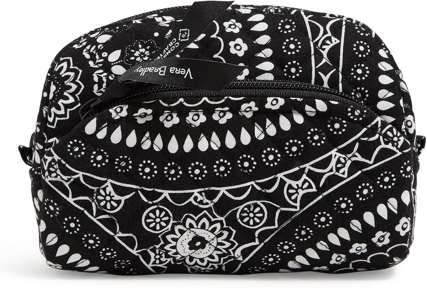 Vera Bradley Women's Cotton Mini Cosmetic Makeup Organizer Bag