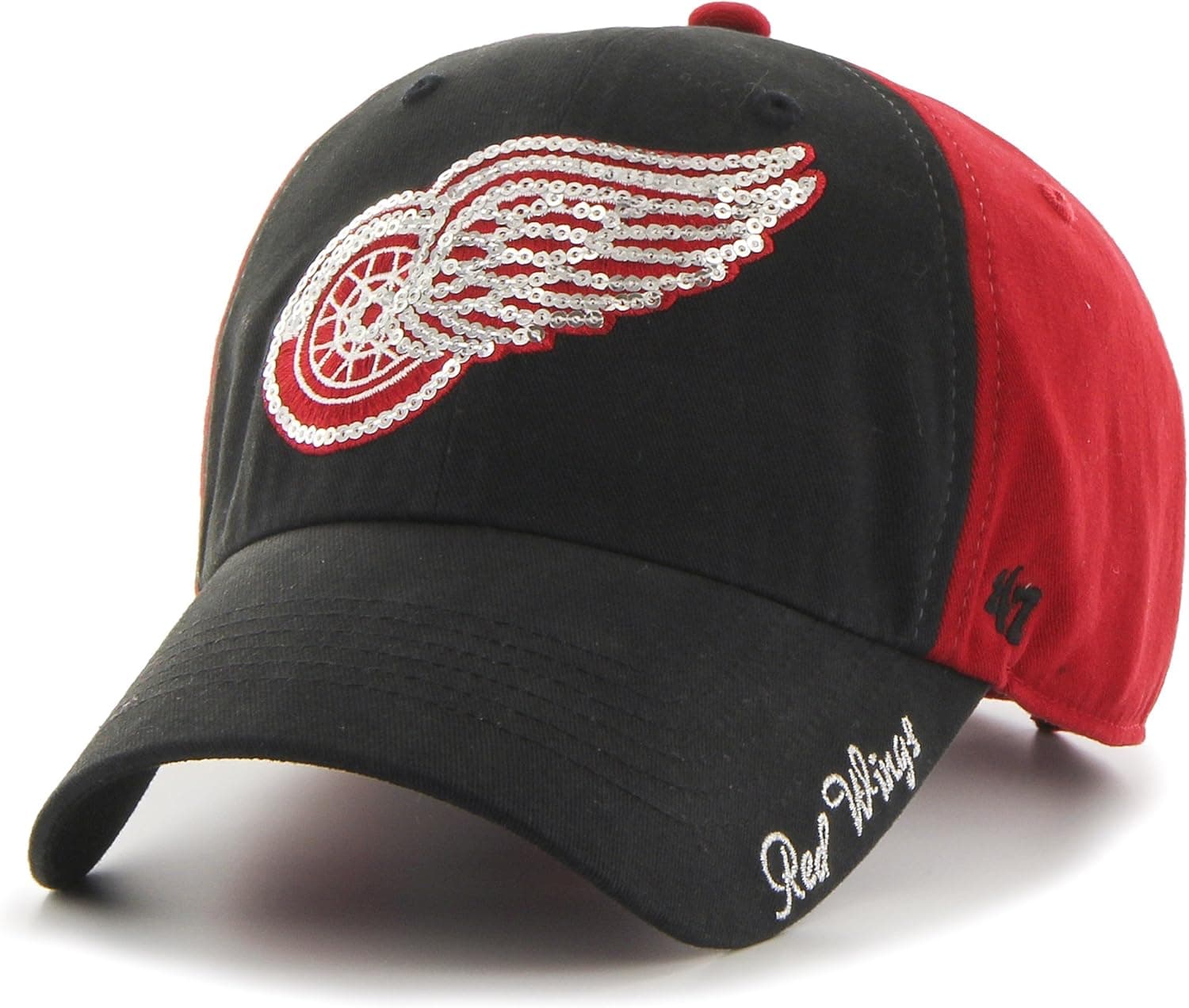 '47 NHL Women's Sparkle Sequin Two-Tone Clean Up Adjustable Hat