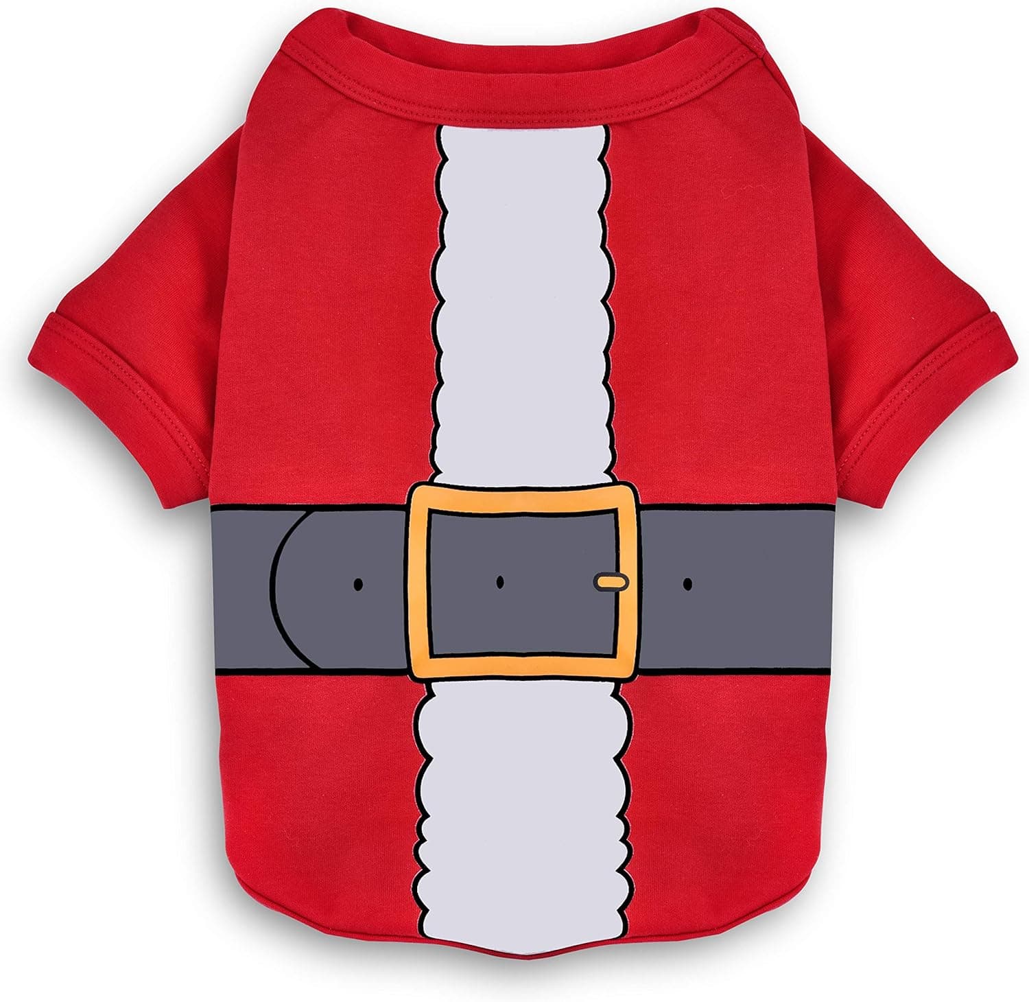 Koneseve Dog Shirt Christmas Dog Clothes Santa Claus Cotton Thicken Dog Sweater Breathable Soft Dog Costume Winter Christmas for Small Dogs Cats Puppy Adorable Apparel Xmas Clothing Red S
