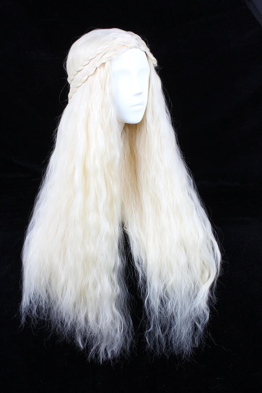 Angelaicos Women's Long Wavy Wig Lolita Fluffy Party Sexy Hair Full Wigs 70cm