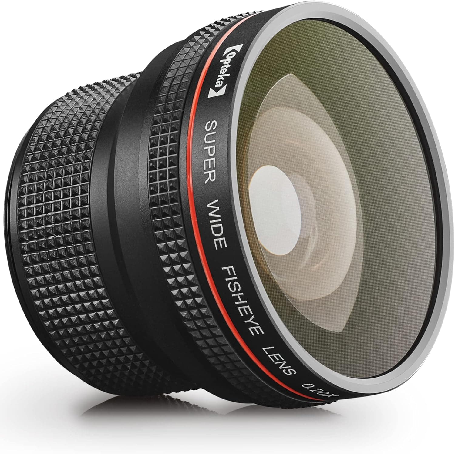 Opteka 0.20X Professional AF Fisheye Lens for Canon EF EOS 80D, 77D, 70D, 60D, 50D, 40D, 7D, 6D, 5D, 5Ds, 1Ds, Rebel T7i, T7s, T6s, T6i, T5i, T5, T4i, T3i, T3, SL3, SL2 & SL1 Digital SLR Cameras
