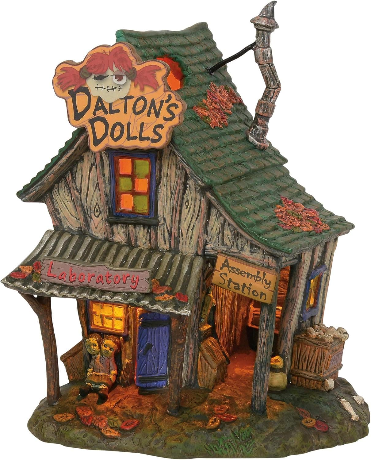 Department 56 Halloween Village Dalton's House of Dolls Building 6003159 New