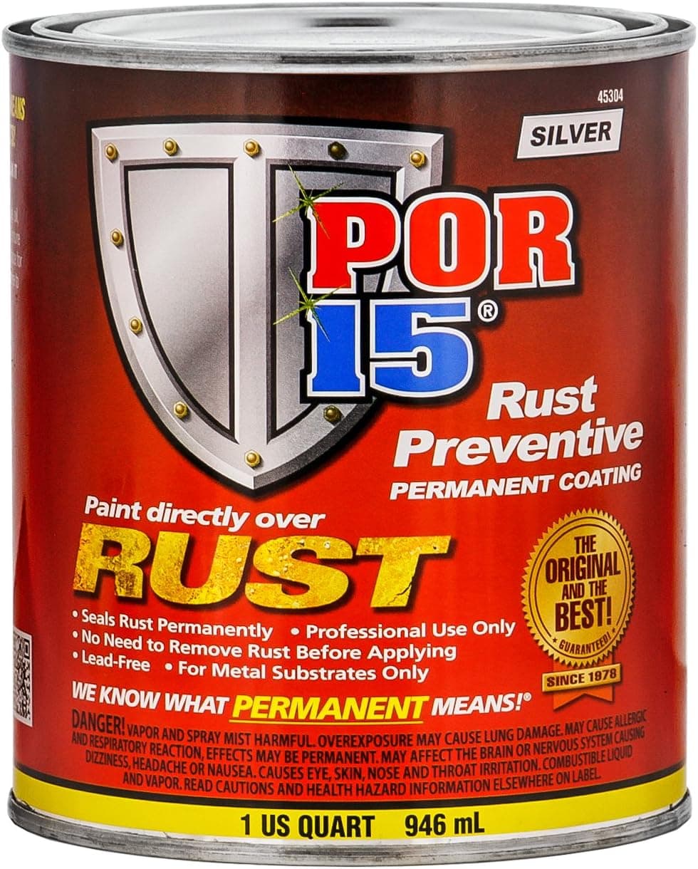 POR-15 Silver Rust Preventive Paint Quart Por15