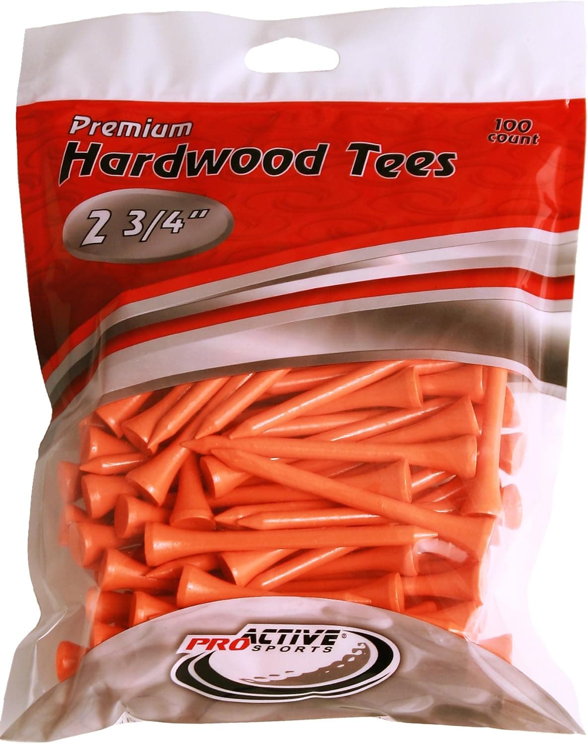 ProActive Sports Sports 2 3/4-Inch Tees, (100/Package)