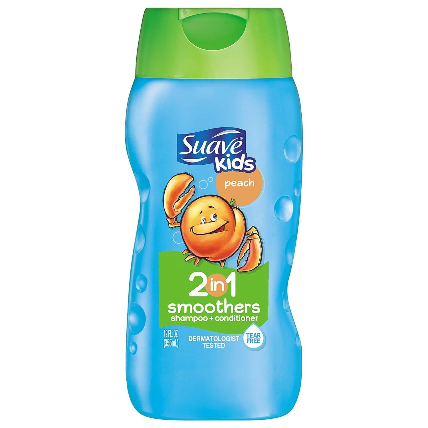 Suave Kids 2 in 1 Shampoo and Conditioner, Peach Smoothers, 12 oz