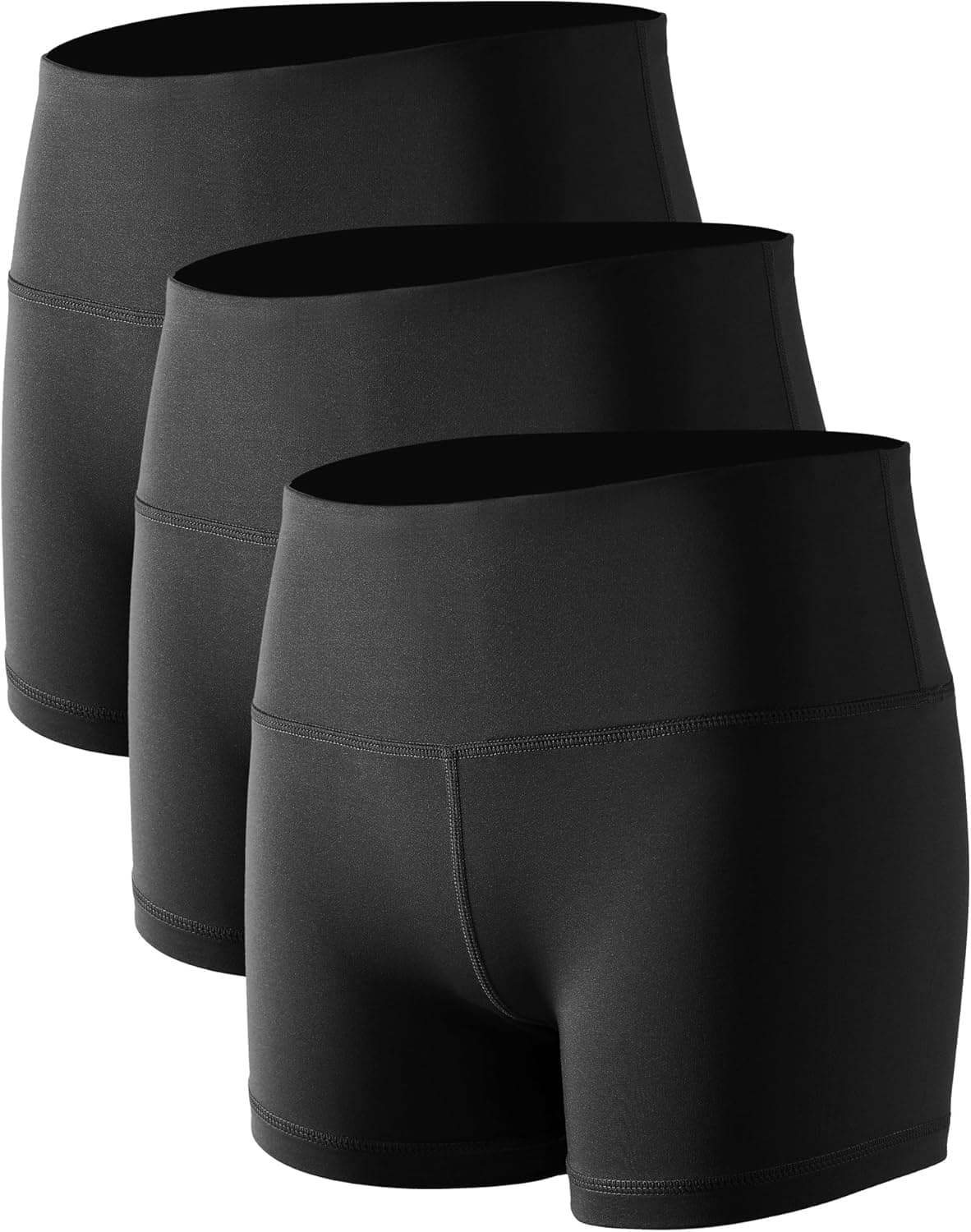 CADMUS Women's 5" /2" High Waist Stretch Athletic Workout Shorts with Pocket