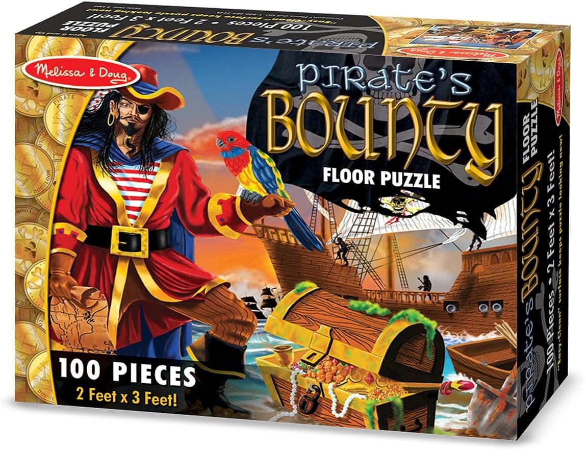Melissa & Doug Pirate's Bounty Floor - 100 Piece