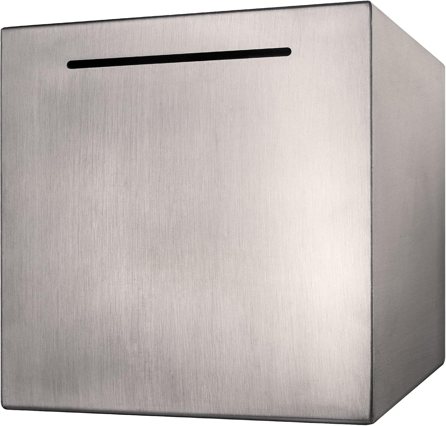 Piggy Bank for Adults,Safe Piggy Bank Made of Stainless Steel,Can Only Save The Piggy Bank That Cannot be Taken Out(5.9 inch)