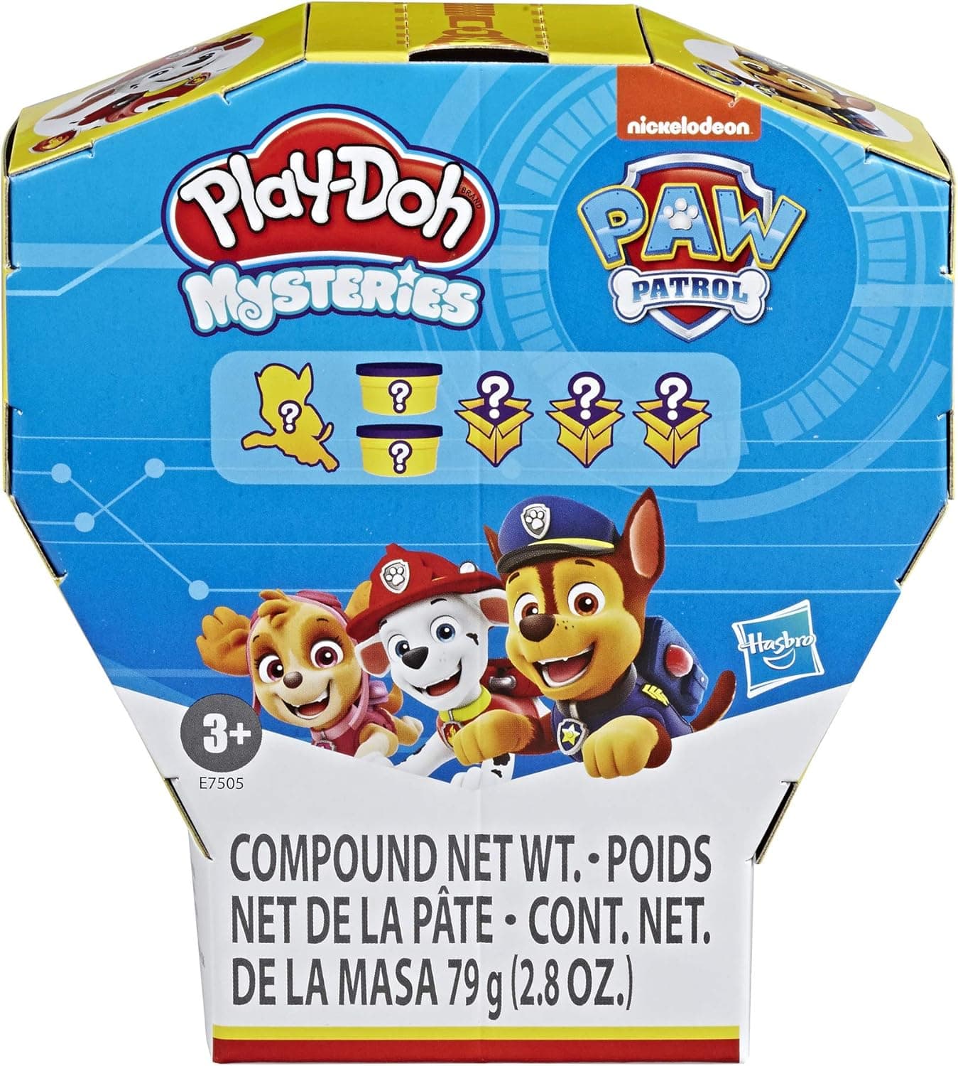 Play-Doh Mysteries Paw Patrol Surprise Toy with 6 Secret Toys Featuring A Suprise Paw Patrol Pup & Non-Toxic Compound