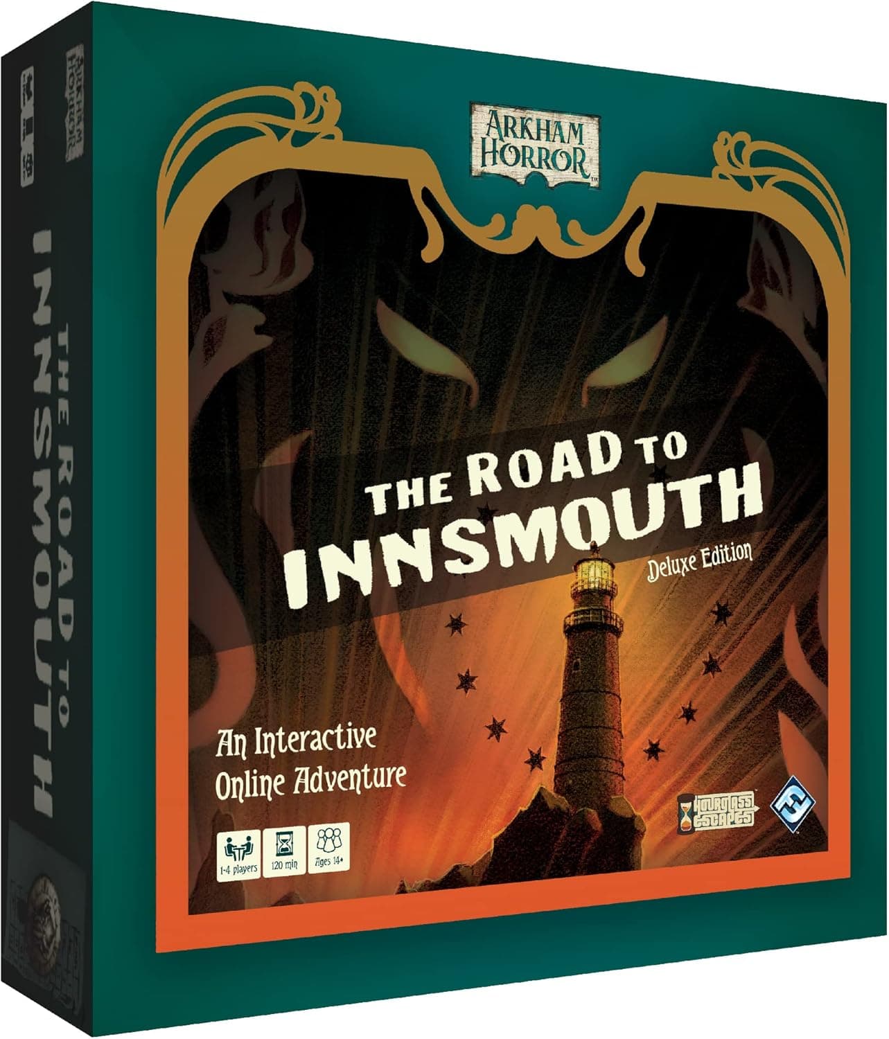 The Road to Innsmouth Deluxe Edition Interactive Puzzle Game | Strategy Game | Escape Game for Adults and Teens | Ages 14+ | 1-4 Players | Average Playtime 90-120 Minutes | Made by Hourglass Escapes