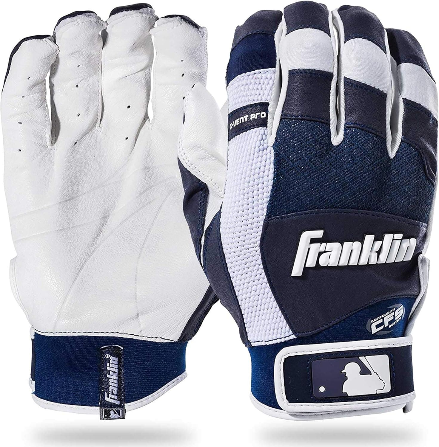 Franklin Sports MLB X-Vent Pro Batting Gloves (Pair)