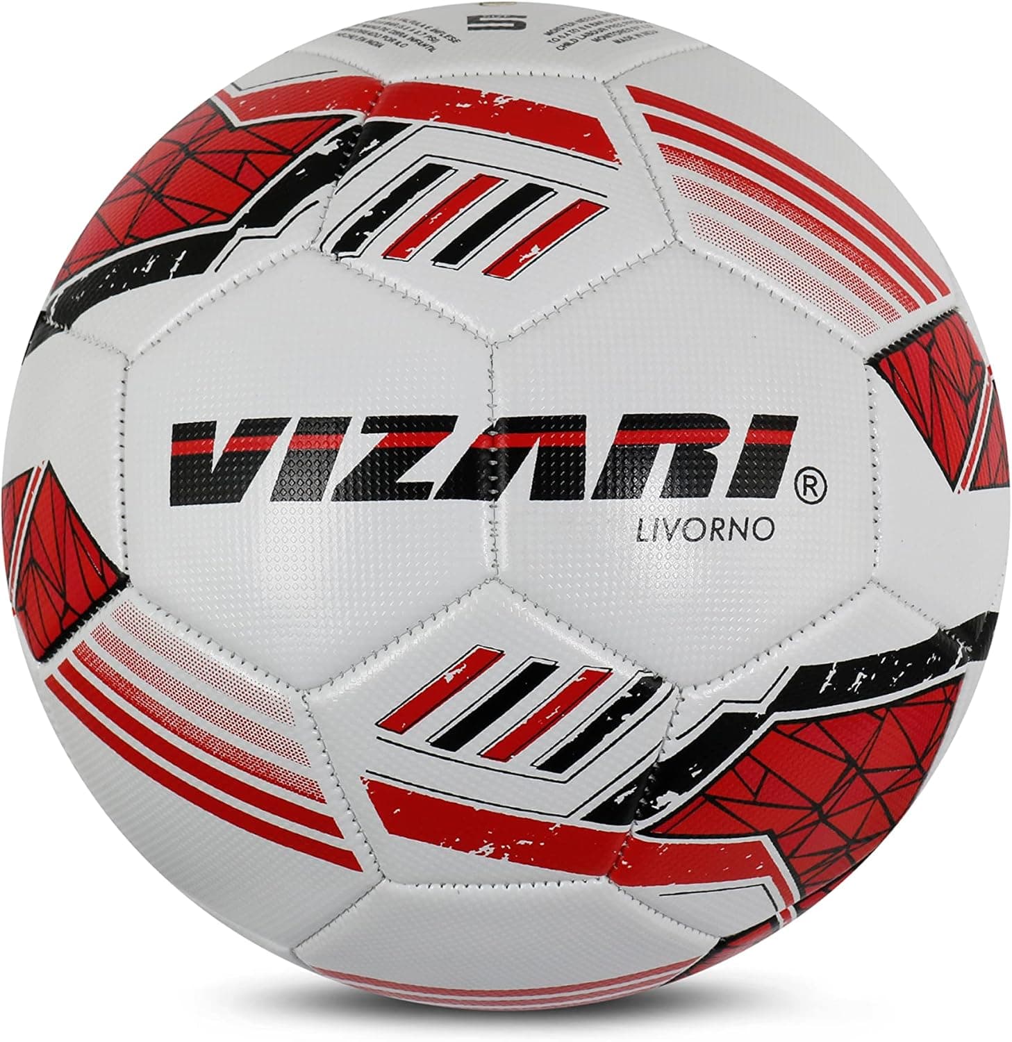 Vizari 'Livorno' Soccer Ball for Kids and Adults | Three Sizes and Colors