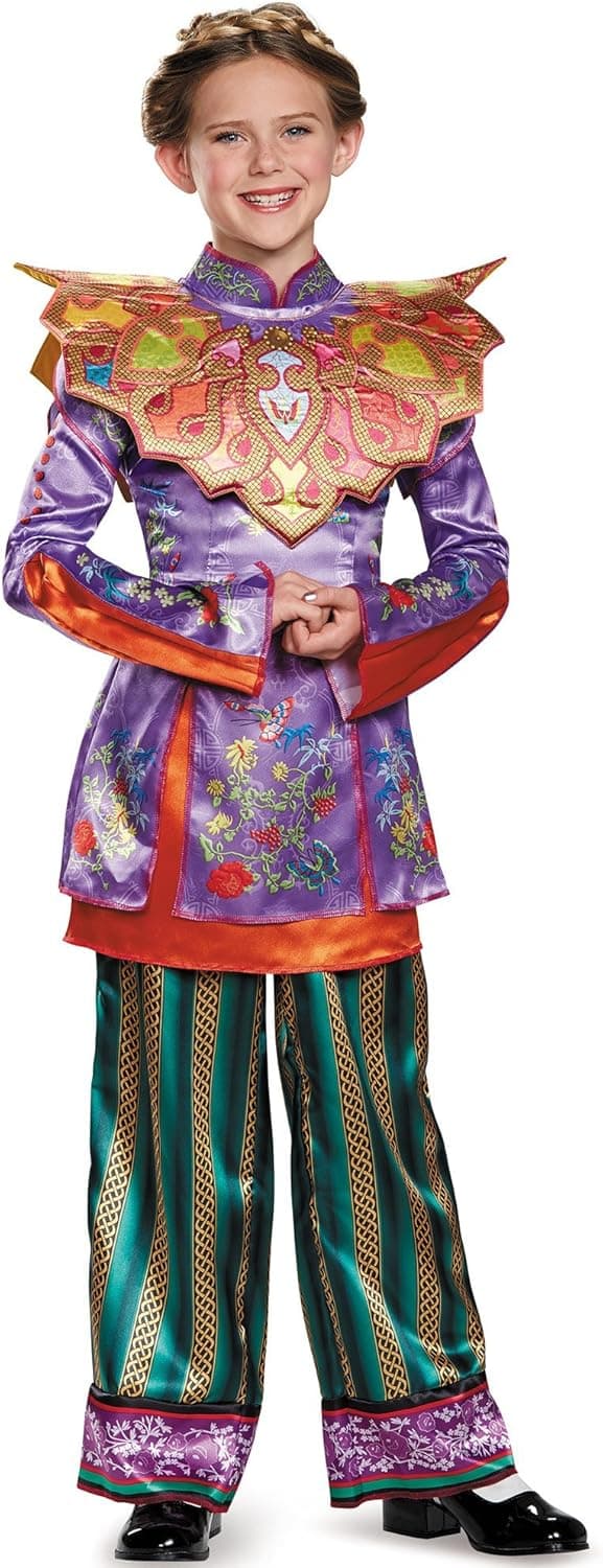 Alice Asian Look Deluxe Alice Through The Looking Glass Movie Disney Costume, Small/4-6X