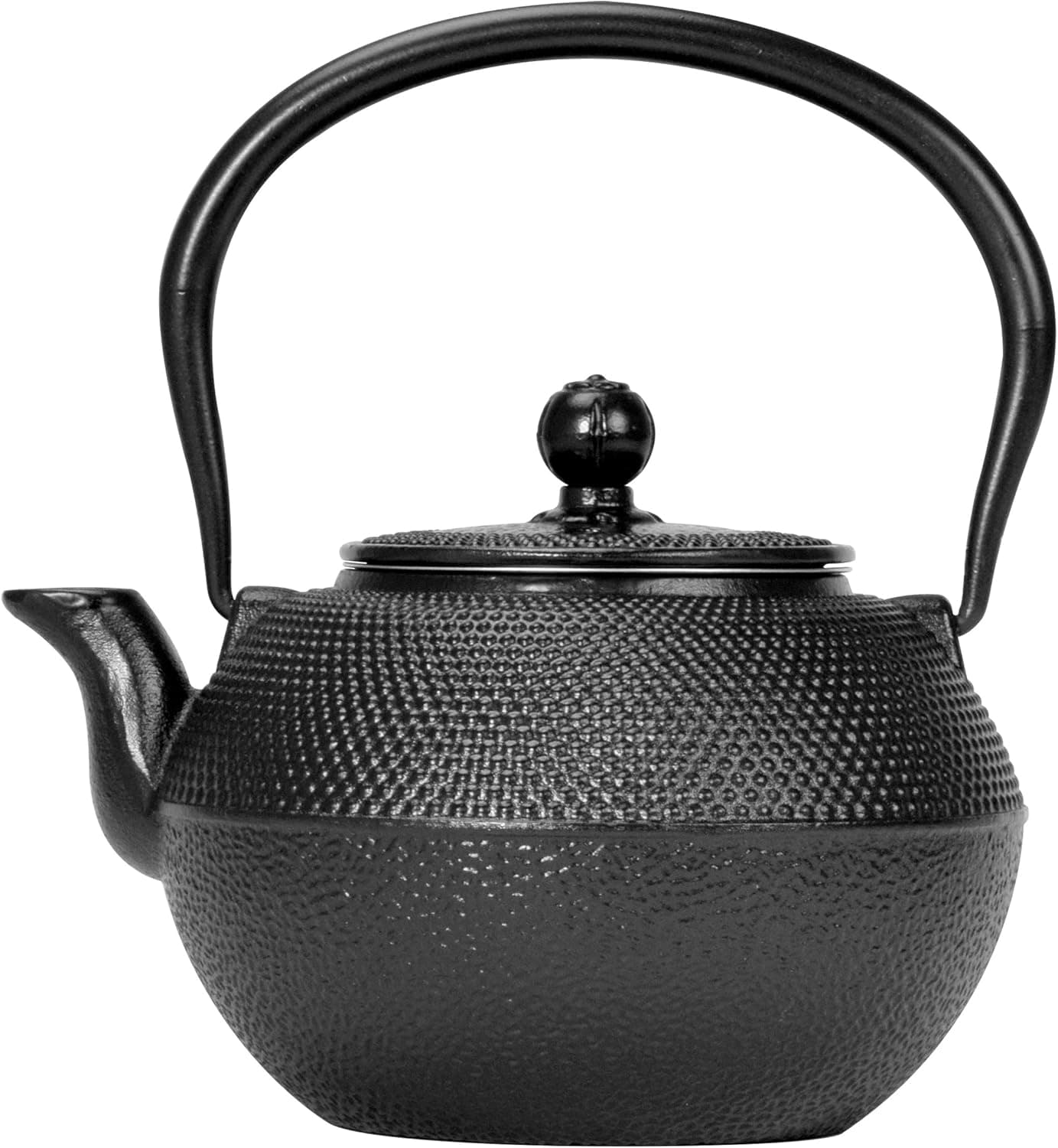 Primula Japanese Tetsubin Stainless Steel Infuser for Loose Leaf Tea, Durable Construction, Enameled Interior, 40 ounce, Black