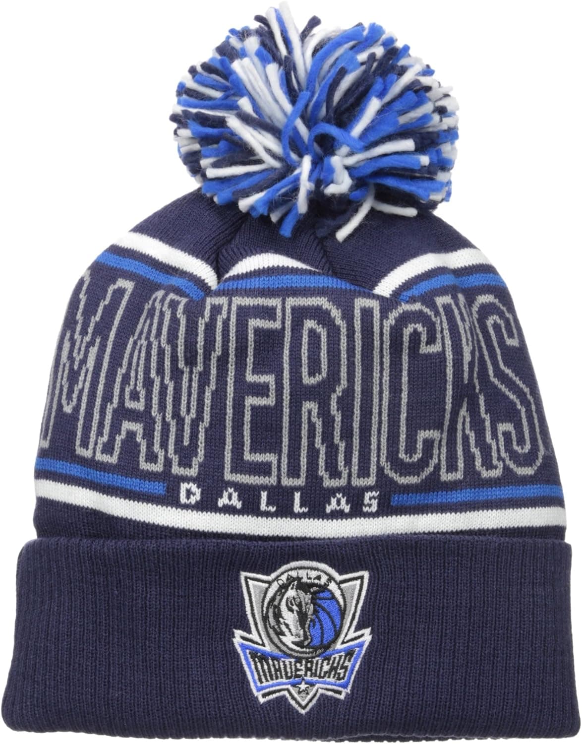 NBA Men's Energy Stripe Cuffed Knit Pom
