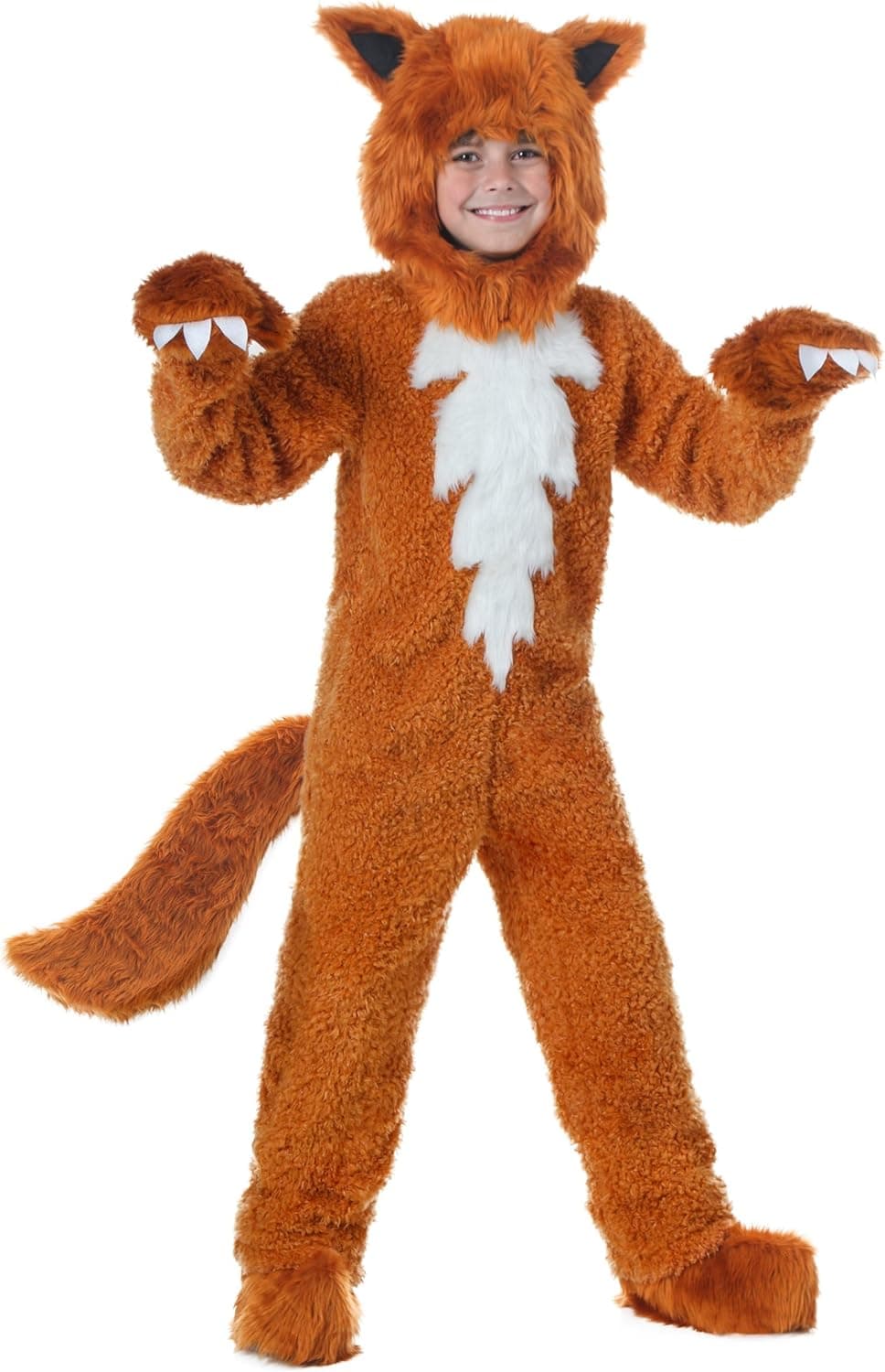 Fox Costume for Kids Child Furry Fox Suit Halloween Costume