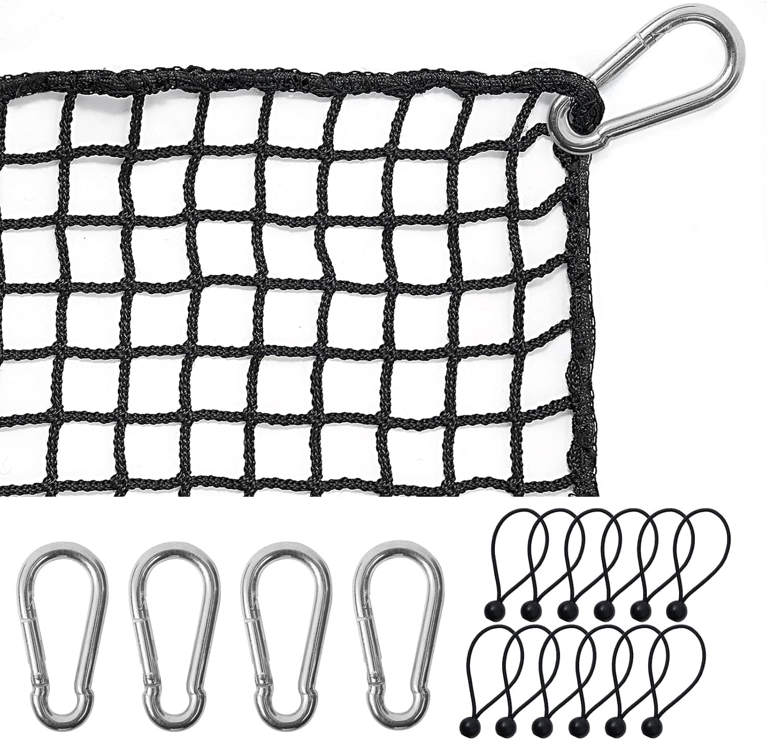 QORDQREW Golf Hitting Net Golf Nets for Backyard Golf Driving Indoor & Outdoor Golf Practice Netting, Reinforced Heavy Duty Golf Training Net 10x10ft/10x15ft/10x20ft/15x15ft