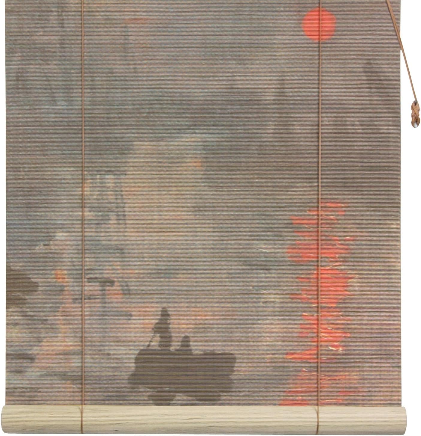 Oriental Furniture Impression Sunrise Bamboo Blinds - (24 in. x 72 in.)