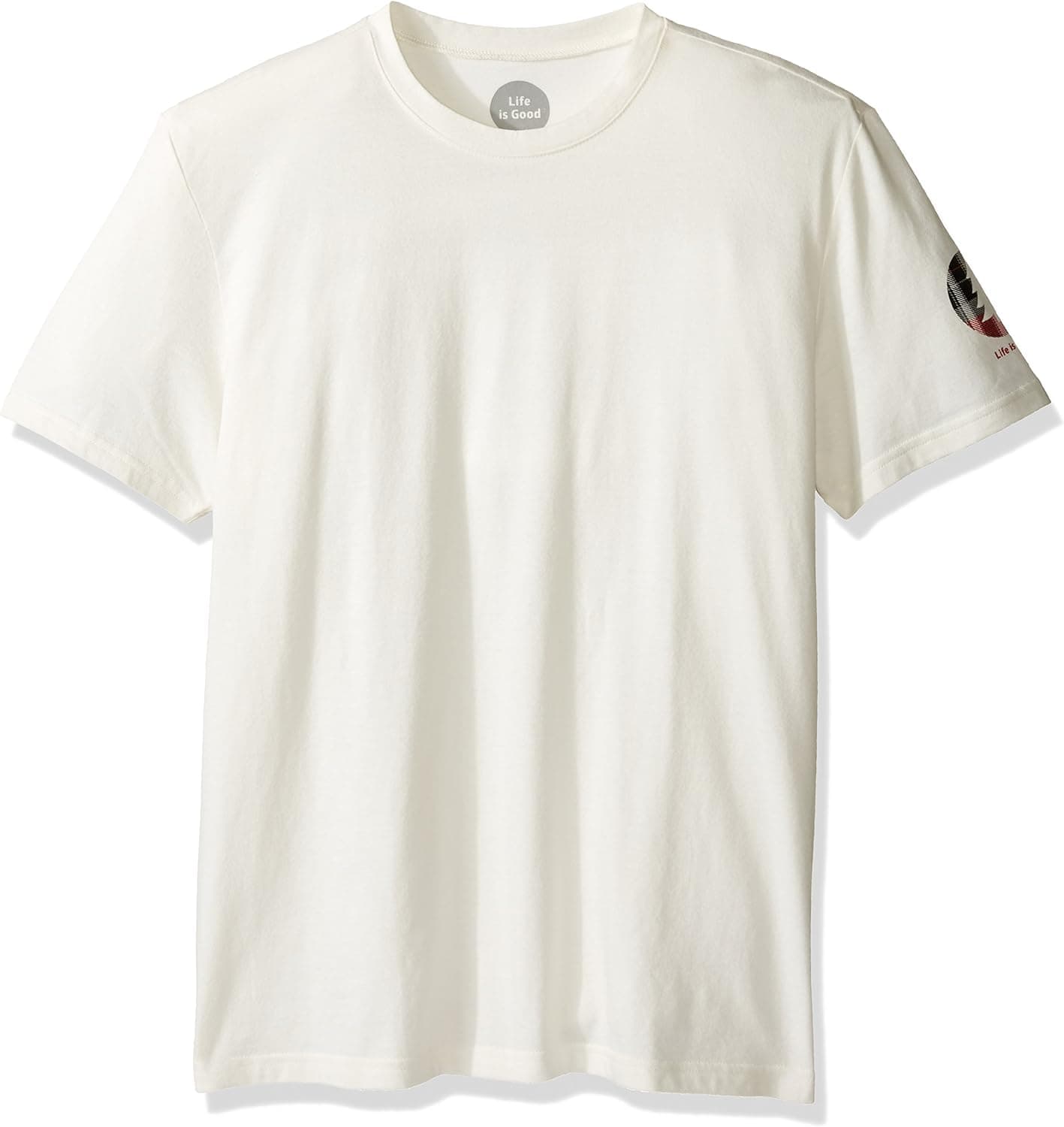 Life is Good Sleep Lig Plaid Tree Tee, Simply Ivory