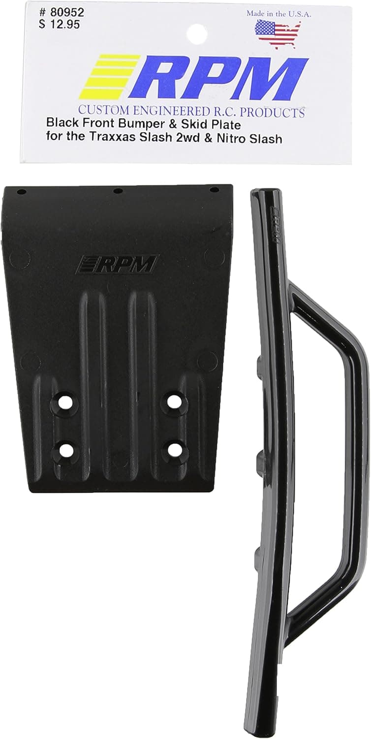 RPM 80952 Front Bumper/Skid Black Slash Black
