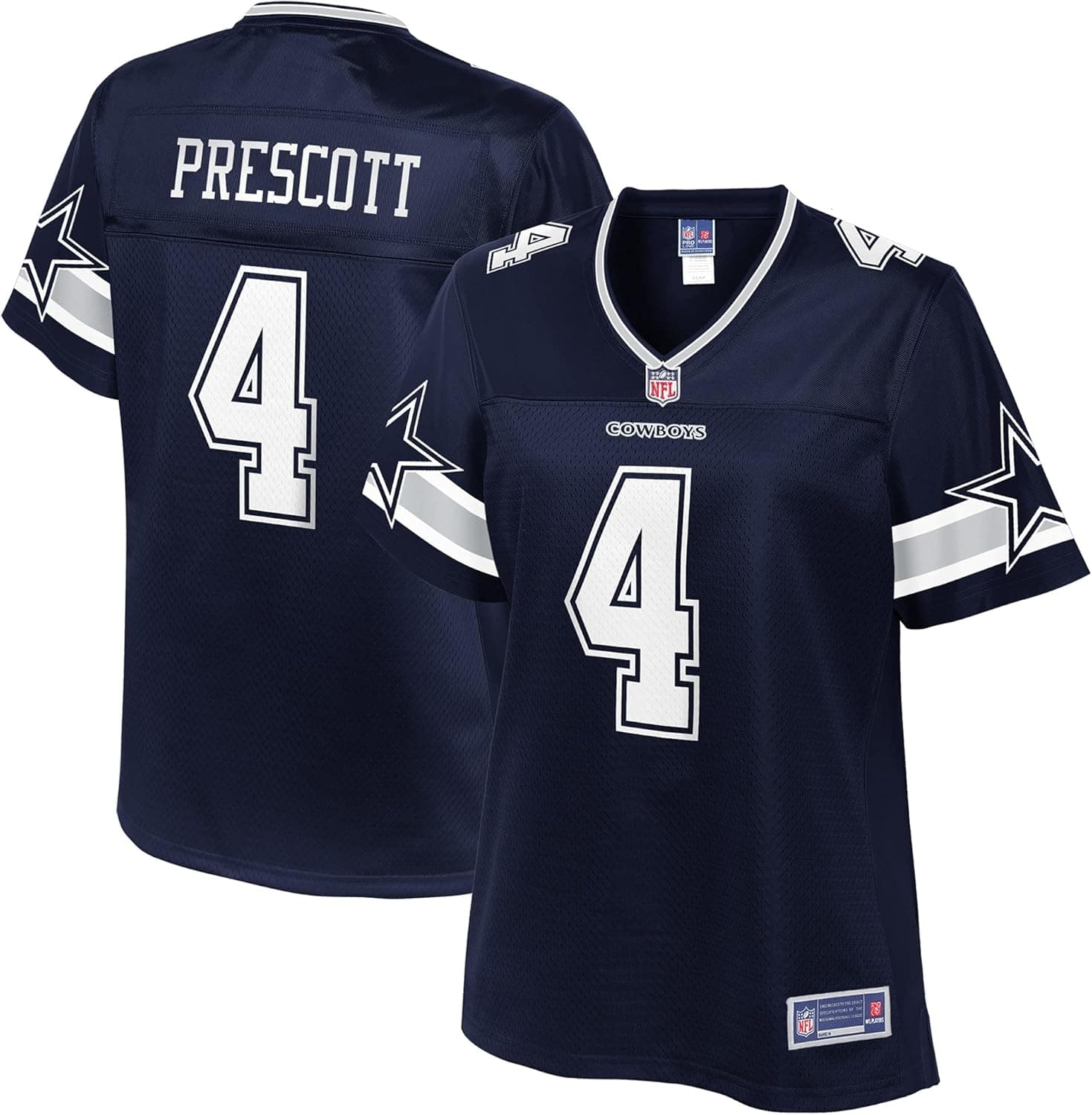 NFL PRO LINE Women's Dak Prescott Navy Dallas Cowboys Player Team Jersey