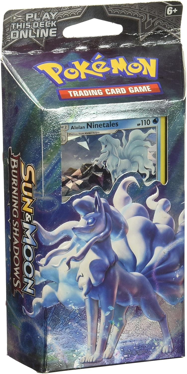 Pokemon TCG Card Game Sun and Moon Burning Shadows Theme Deck - Alolan Ninetales