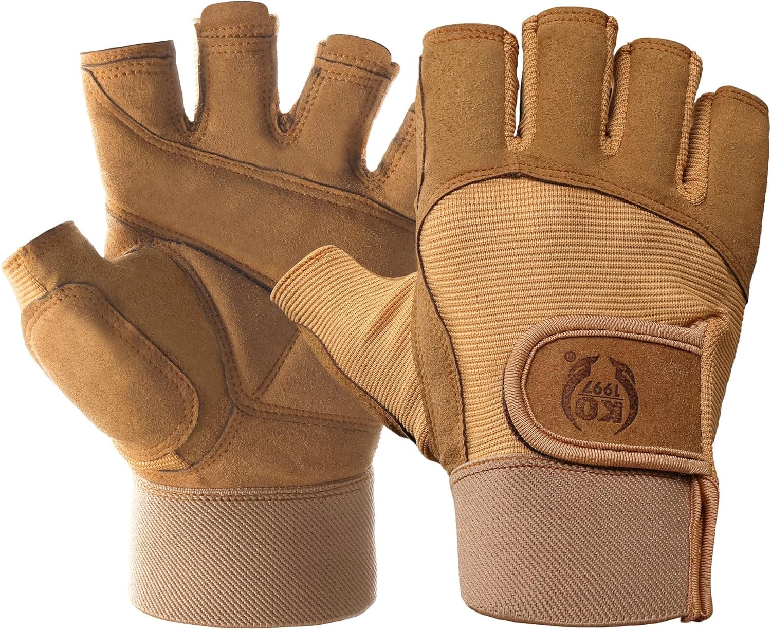 KKOYING Workout Gloves for Men and Women, Breathable Weight Lifting Gloves, Gym Gloves for Women and Men for Fitness Cycling Gym and Training, Exercise Gloves with Excellent Grip and Cushion Pads