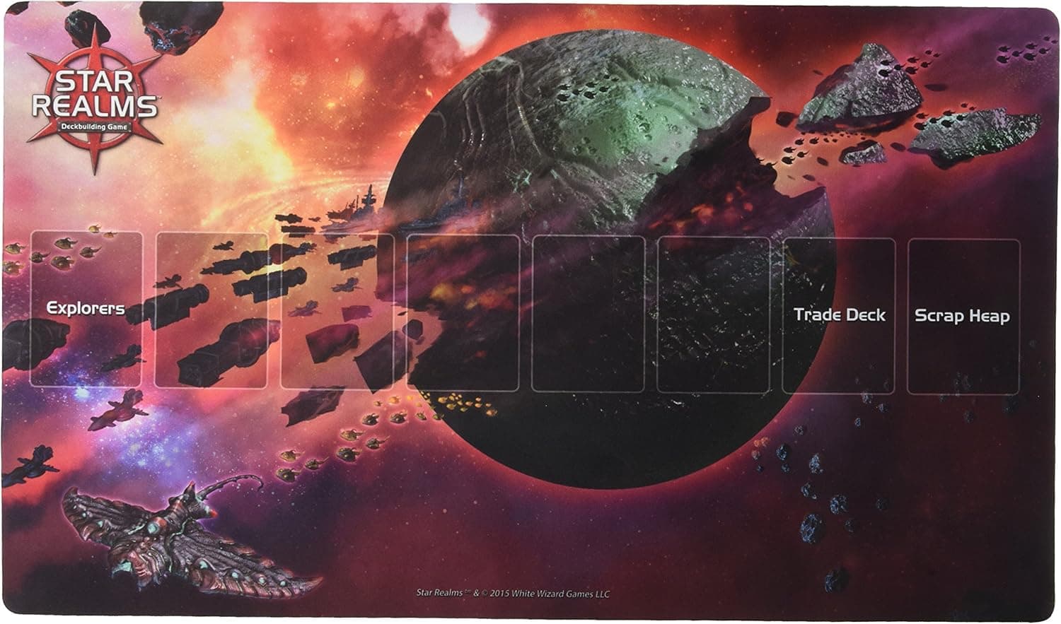 White Wizard Games Star Realms Death World Playmat Card Games