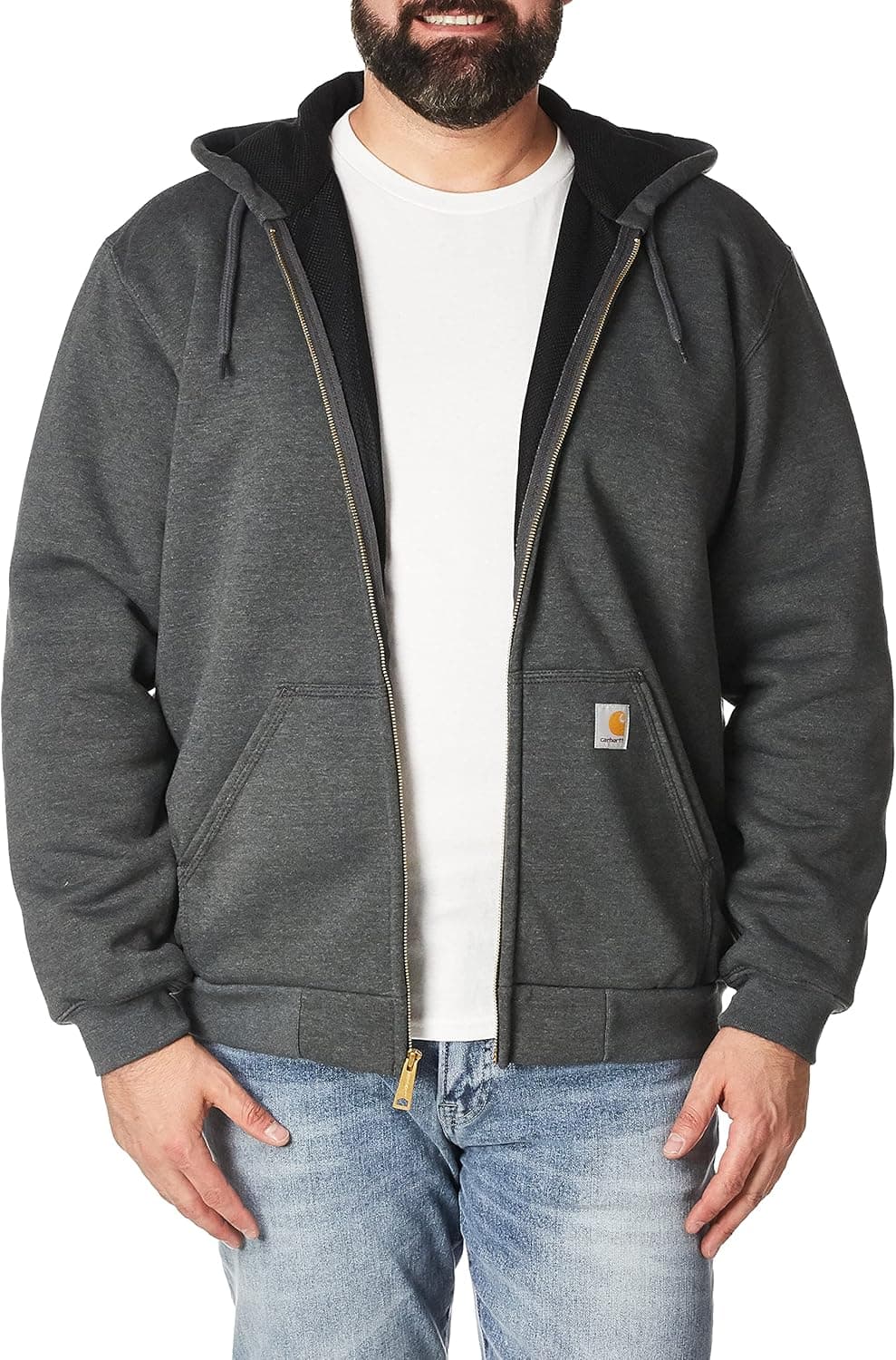 Carhartt Men's Rutland Thermal Lined Zip Front Sweatshirt Hoodie (Big & Tall)