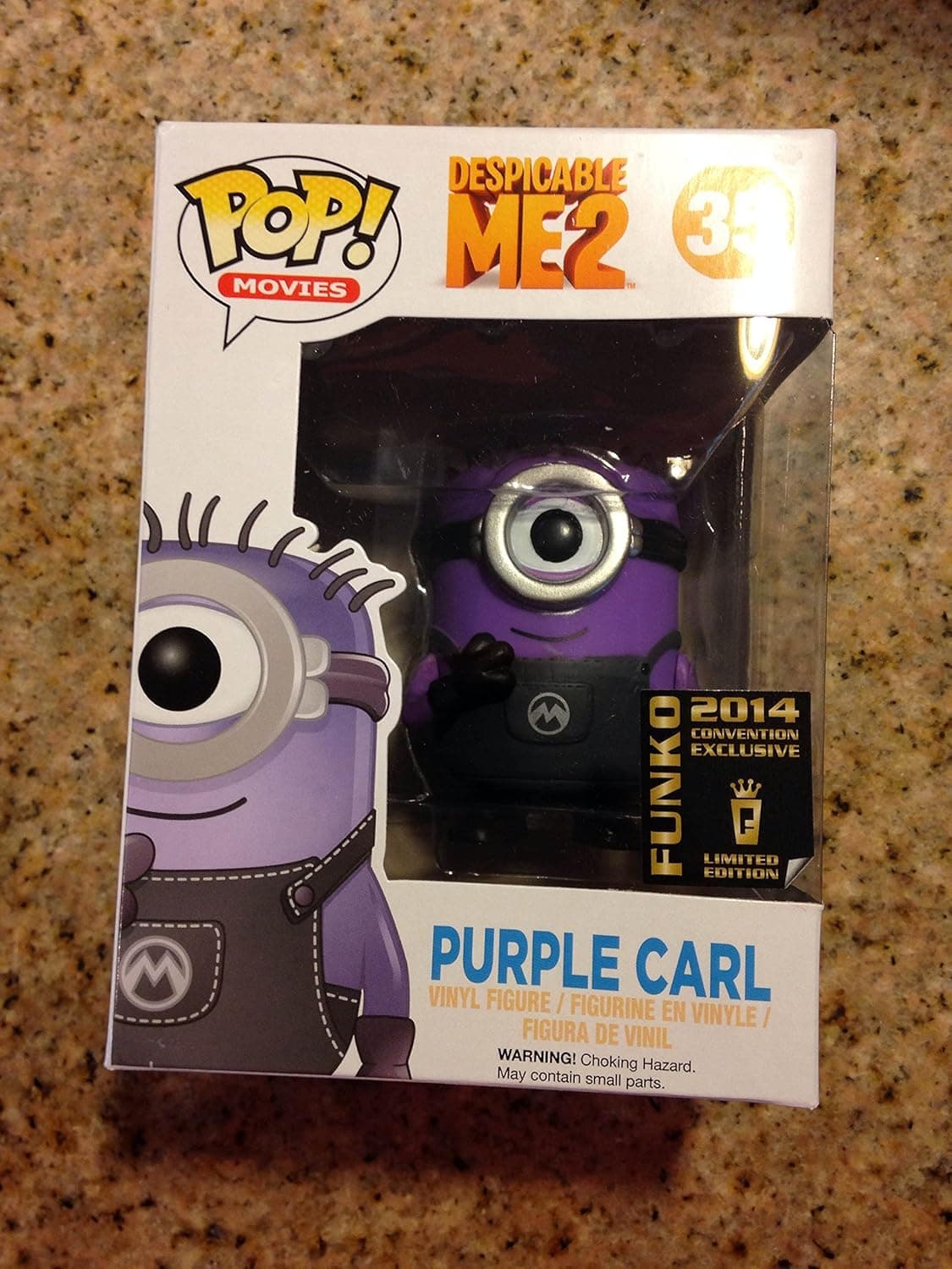 Funko Pop! Movies - Despicable Me 2 #35: Purple Carl - 2014 Funko Convention Exclusive
