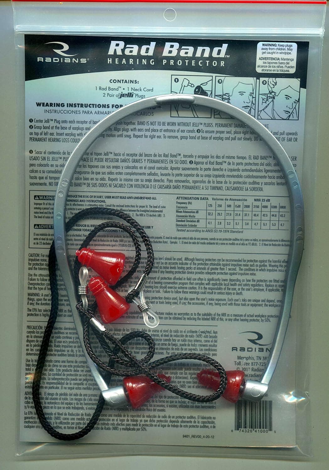 Radians RB1100 Safety Glasses
