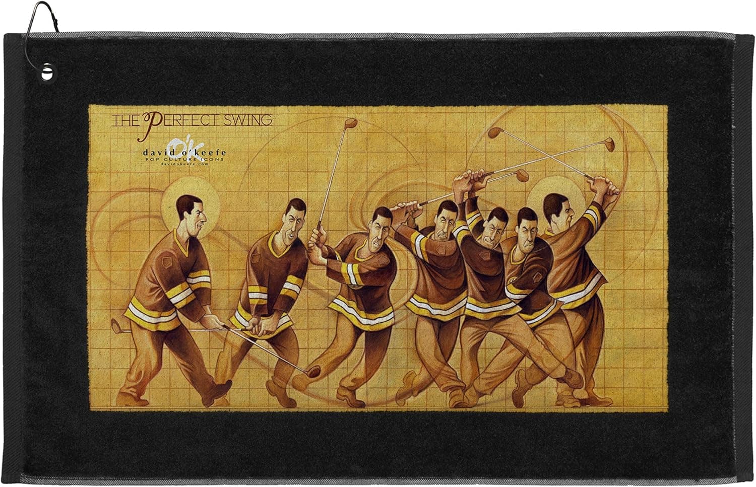 Devant A Tribute to Happy Gilmore The Perfect Swing, Black, Size 16 x 25