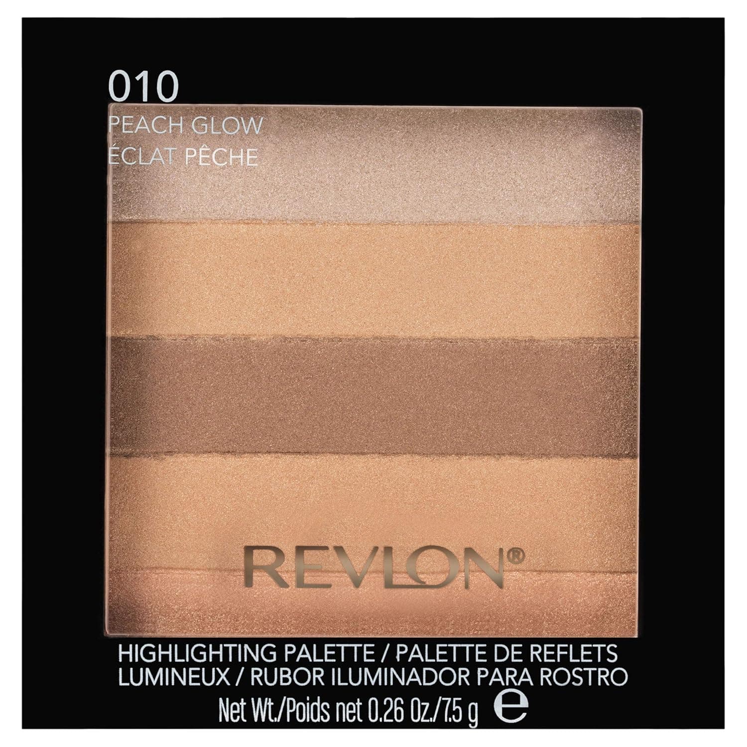 Revlon Highlighting Palette, Peach Glow, 0.26 Ounce