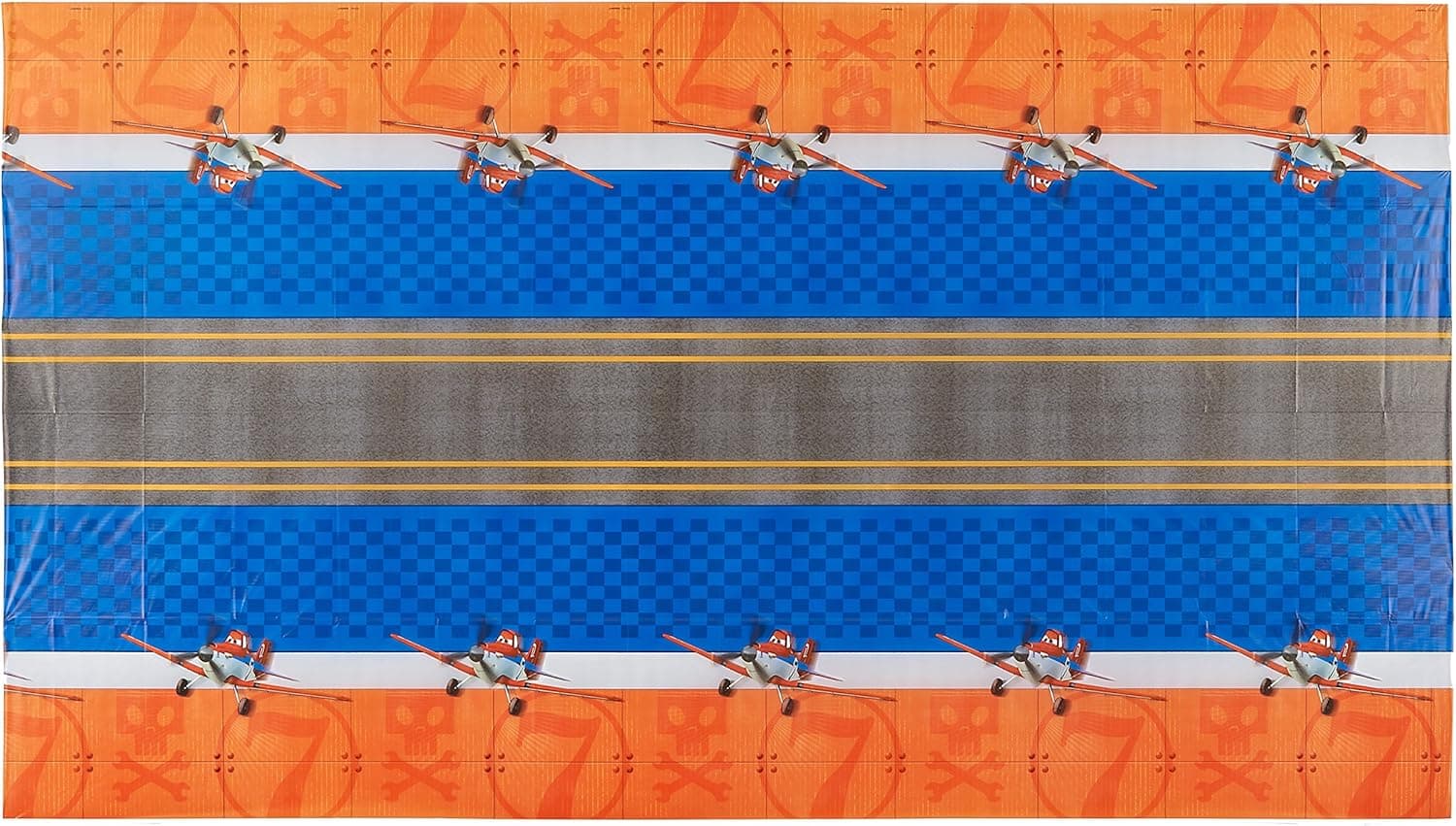 Planes Plastic Table Cover, 54 in x 96 in, Party Supplies