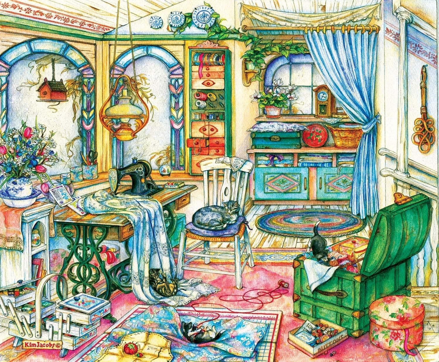 My Sewing Room 1000 Piece Jigsaw Puzzle by SunsOut