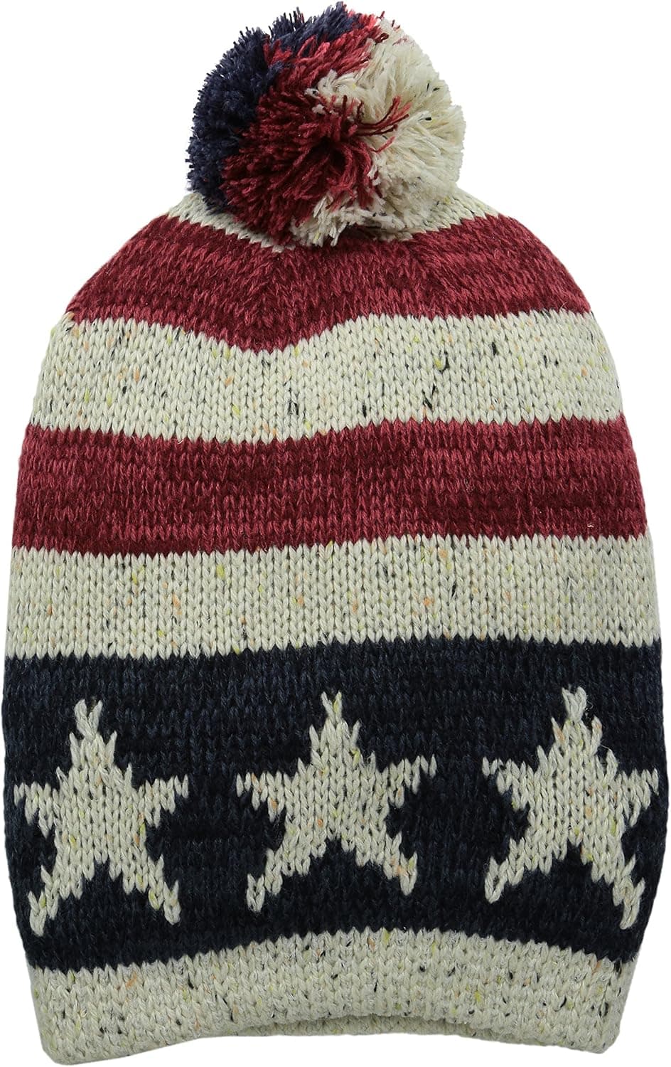 MUK LUKS Women's Americana Pom Beanie