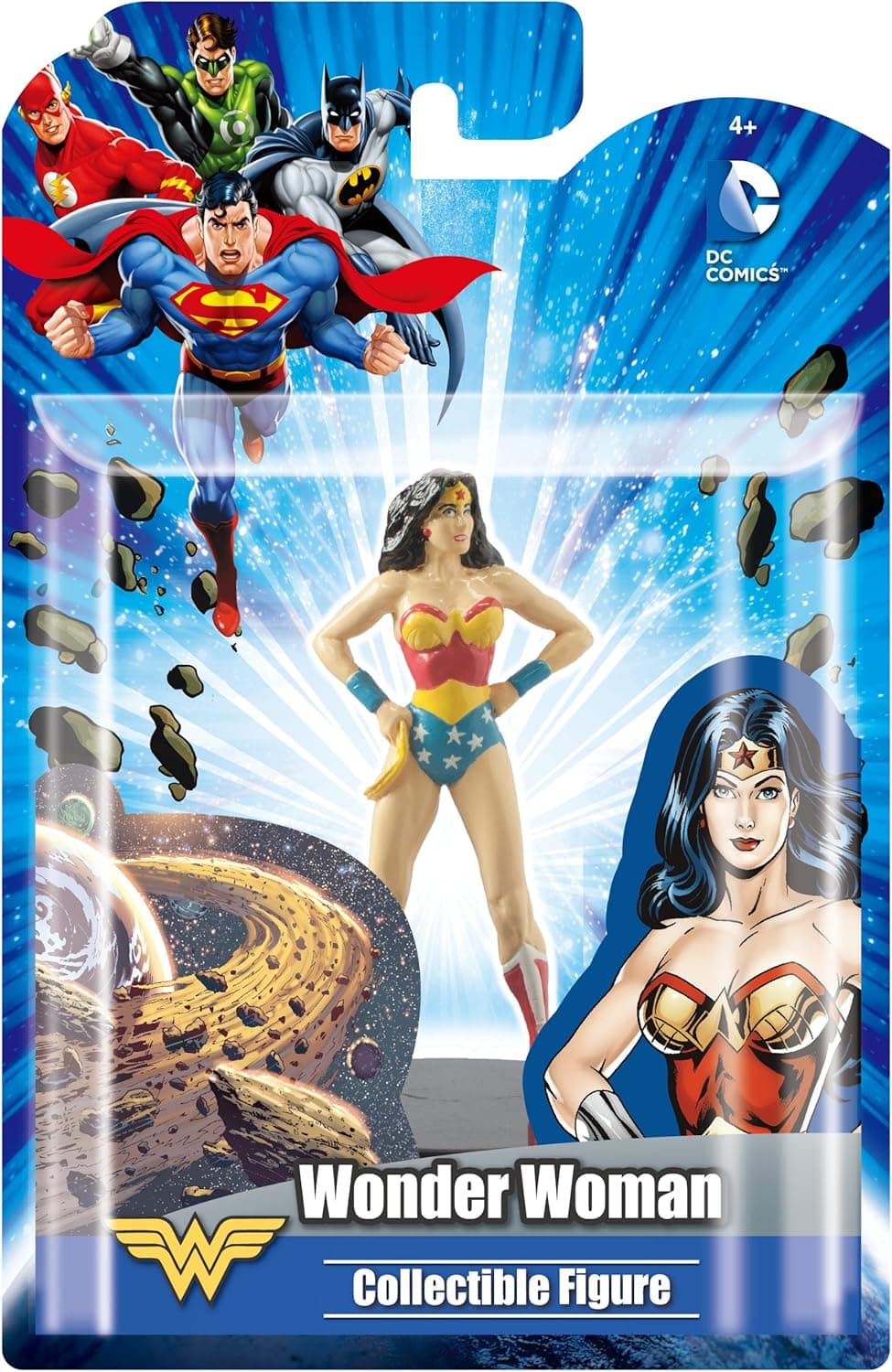 DC Wonder Woman 4" PVC Figurine, Multi-Colored