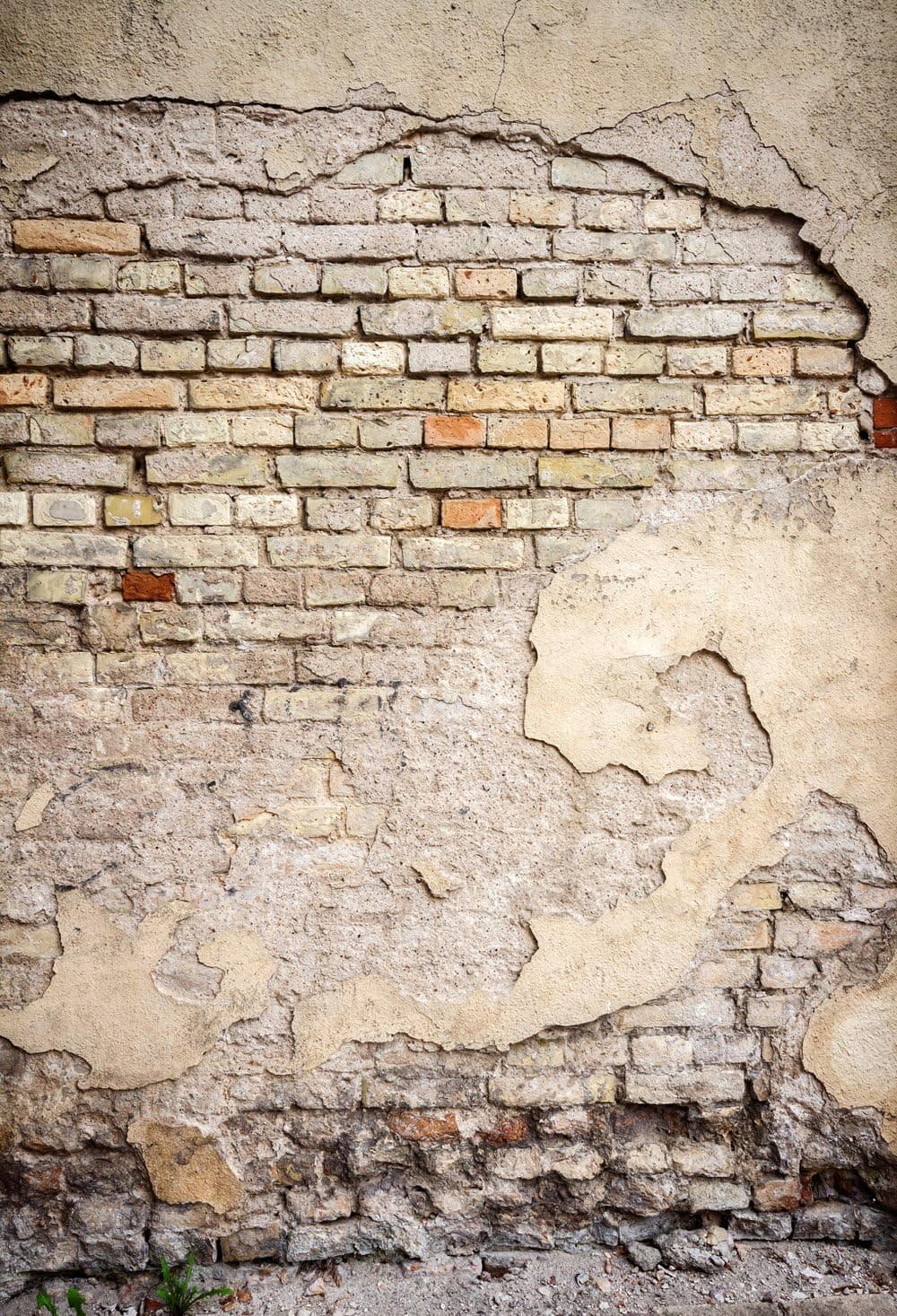 FiVan 5x7ft(150x220cm) Peel Brick Wall Photography Background for Baby Party Portrait Photo FD-1315