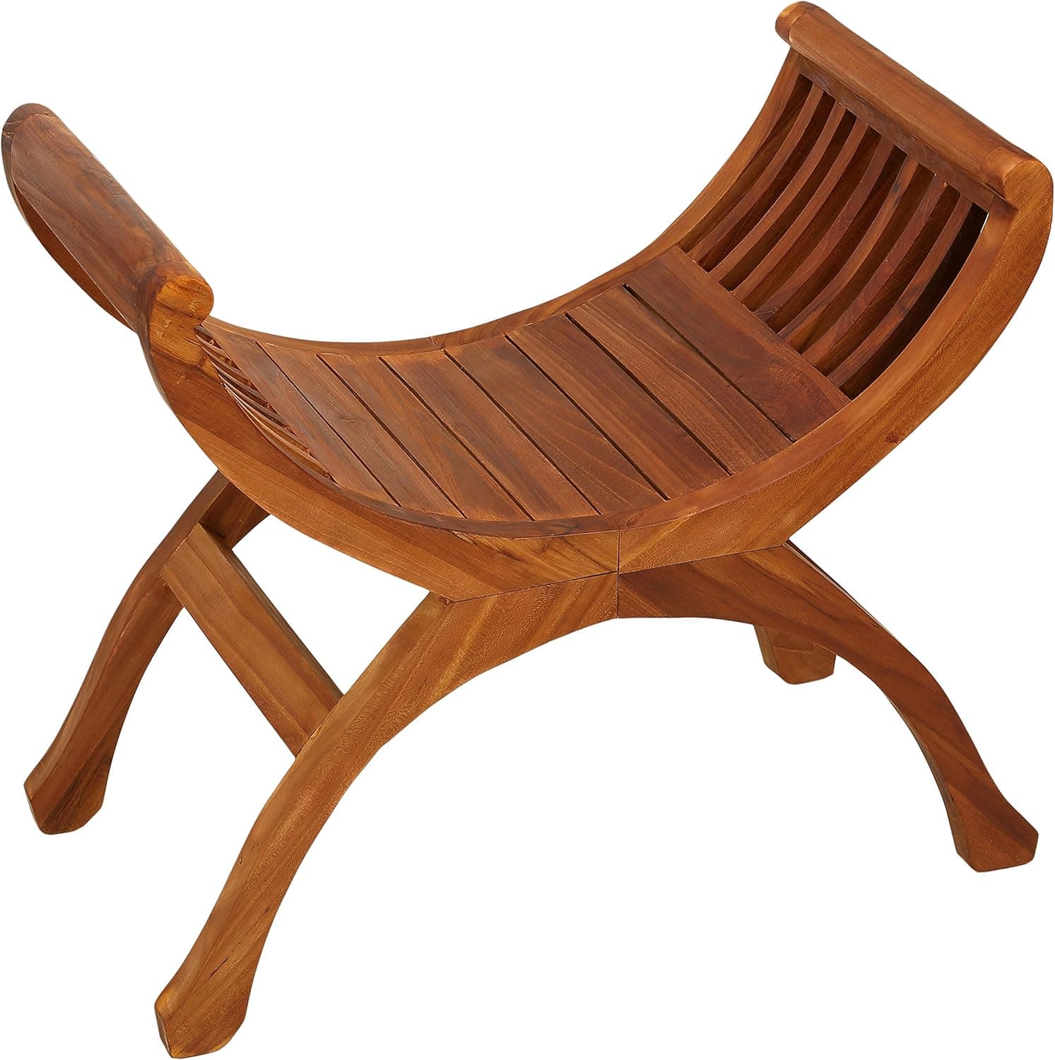 Bare Decor King George Indoor Outdoor Chair in Solid Teak Wood