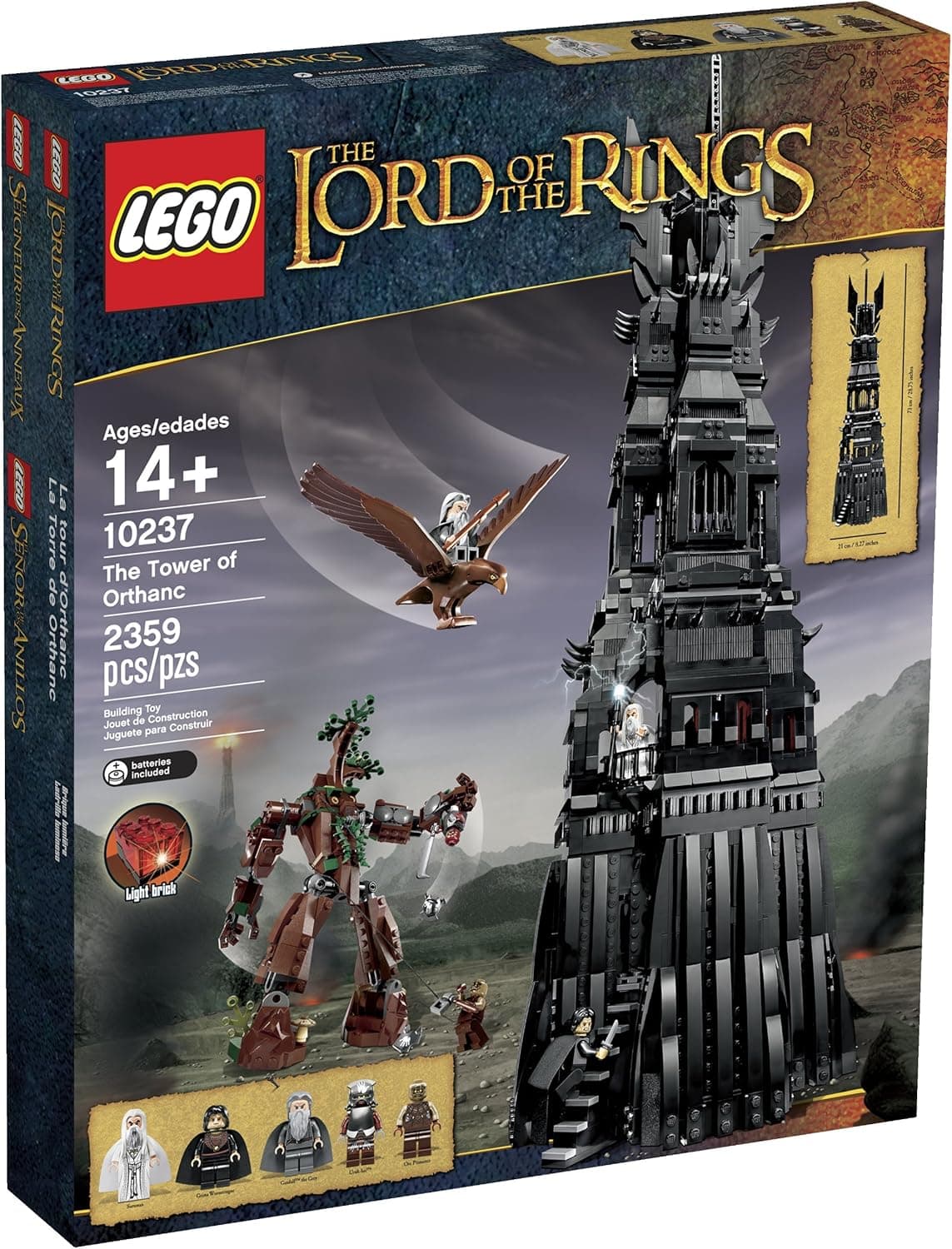 LEGO 10237 Lord of The Rings The Tower of Orthanc Building Set