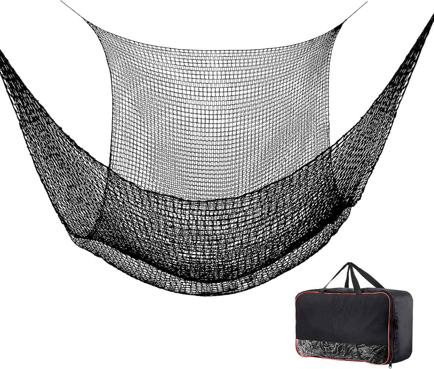Toriexon 9.8’ X 14.7‘ Playground Safety Net, Heavy Duty Climbing Cargo Net for Kids, Kids Climbing Net for Hammock, Swing and Rope Ladder