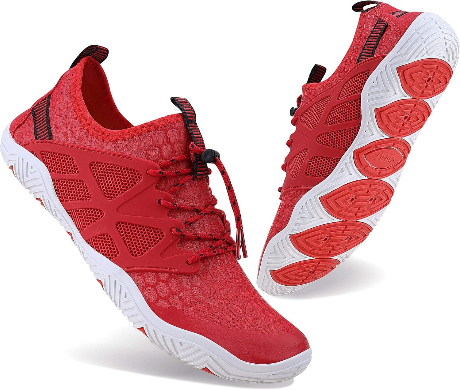 WXDZ Mens Womens Water Shoes Swim Shoes Aqua Shoes Beach Sports Quick Dry Barefoot for Boating Fishing Diving Surfing with Drainage Driving Yoga Upstream