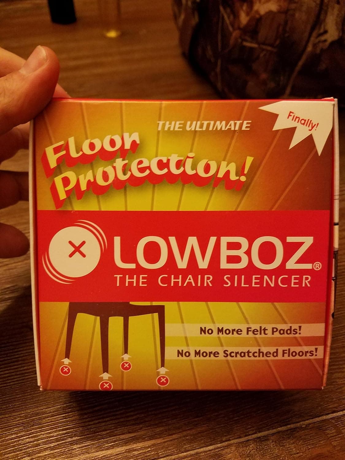 Lowboz | Floor Protection - 4 Chair Pack / BROWN