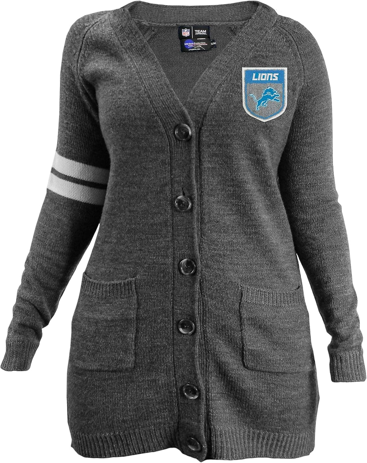 Littlearth Women's NFL Varsity Button Up Cardigan
